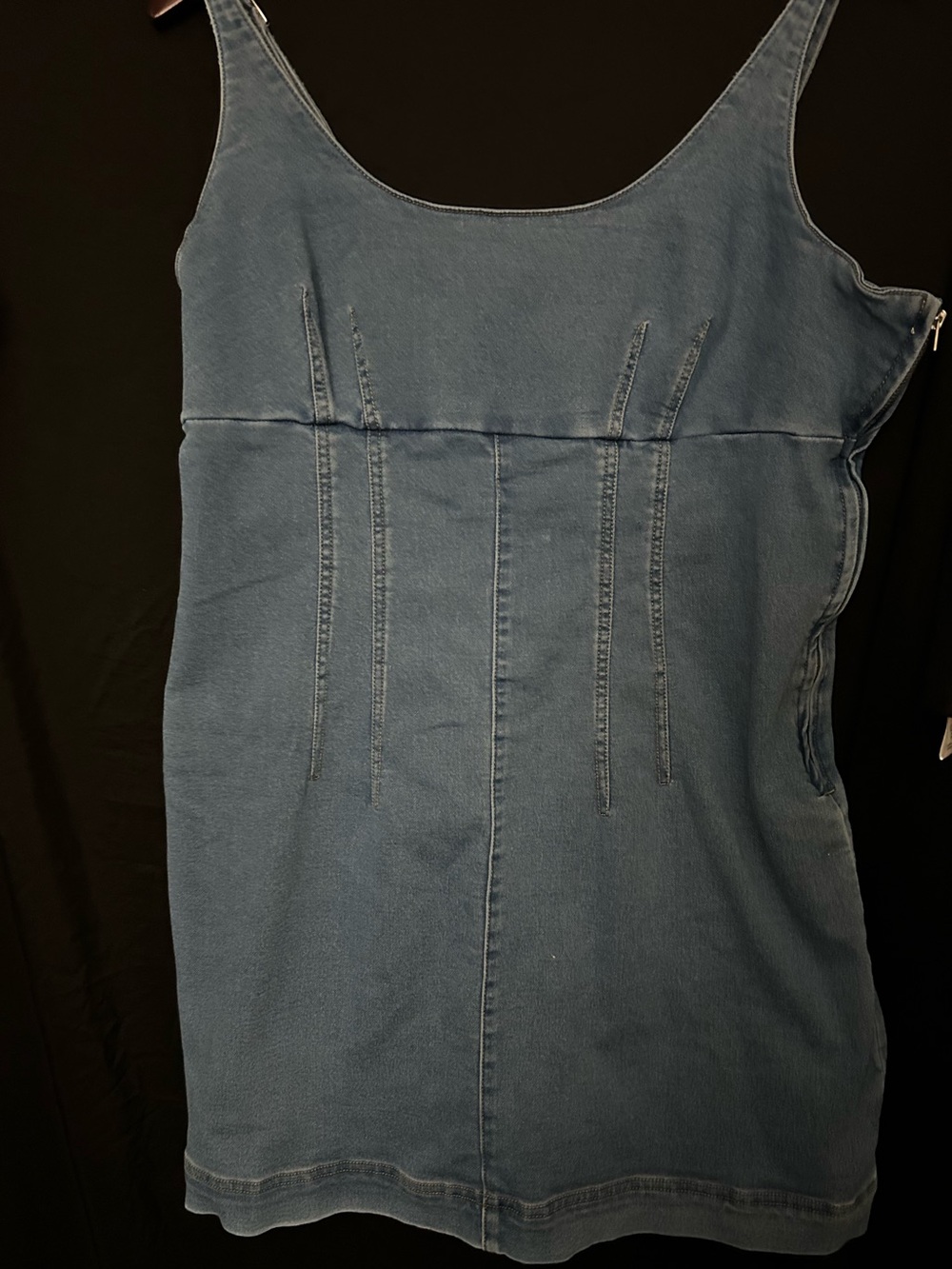 Blue Denim Women's Tank Dress - Classic Casual